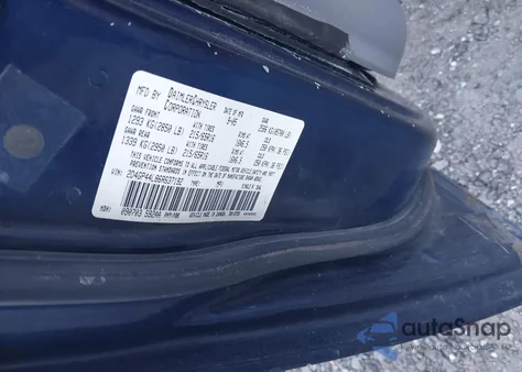 2006 Dodge Grand Caravan Sxt из США, поврежденный, VIN 2D4GP44L86R637192